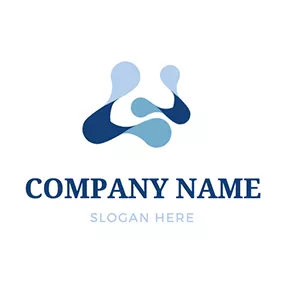 Molecule Logo Technology Abstract Molecule logo design