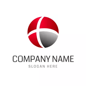 Sphere Logo Technology and Red Sphere logo design