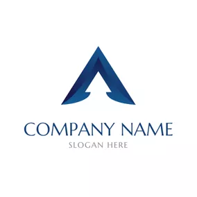 Apex標誌logo Three Dimensional Delta Sign logo design