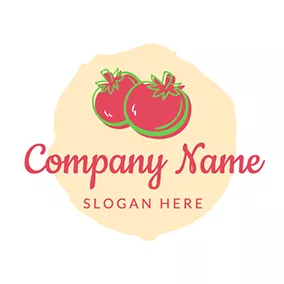 Tomato Logo Tomato Icon Badge logo design