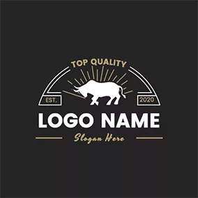 Restaurant Logo Top Quality Beef logo design