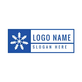 Snowflake Logo Tree Arrow Abstract Snowflake logo design