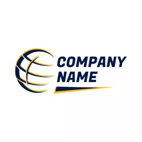 Logótipo Notícias Triangle Decoration and Simple Earth logo design