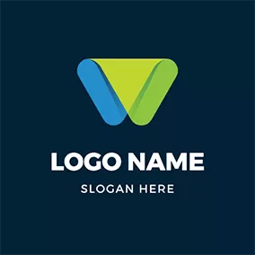 Futuristic Logo Triangular Folding Simple Futuristic logo design