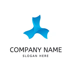 Propeller Logo Tridimensional and Curve Propeller logo design