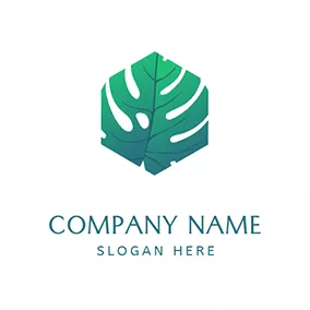 Leaf Logo Tropical Leaf logo design