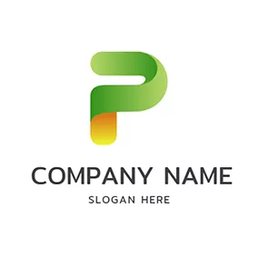 Pinterest Logo Unique and Abstract 3D Letter P logo design