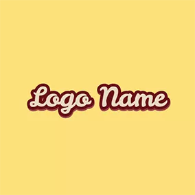 Random Logo Unique and Random Script Cool Text logo design