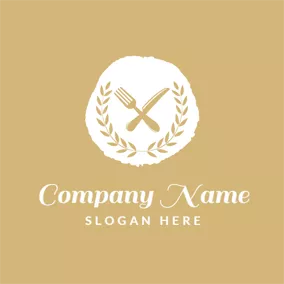 Food & Drink Logo Unique Yellow and White Letter X logo design