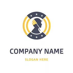 Attorney & Law Logo Veterans Badge logo design