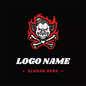 Gaming - Villain & Cross Bones logo design