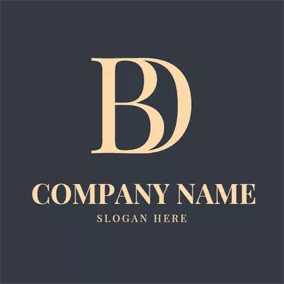 Letter Logo Vintage and Regular Letter B logo design