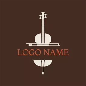 條幅logo Vintage Banner Cello Design logo design