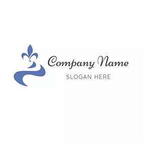 Logótipo Perfume Vintage Decoration and Abstract Perfume logo design