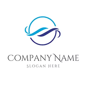 Ripple Logo Wave Ripple Letter S S logo design