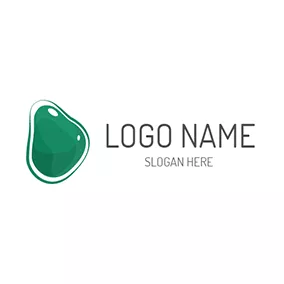 Fashion & Beauty Logo White and Green Jade logo design