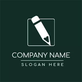 Letter Logo White Pencil and Letter I logo design