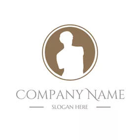 Museum Logo White Sculpture and Museum logo design