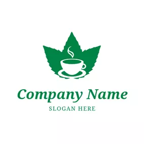 Mint Logo White Teacup and Mint logo design