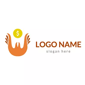 Dollar Logo Wings and Dollar Donation Logo logo design