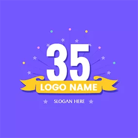 Anniversary Logo Wings Banner and 35th Anniversary logo design