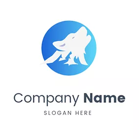 Wolf Logo Winter Wolf logo design