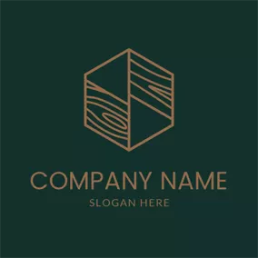 Life Logo Woodiness and Geometrical Shape logo design