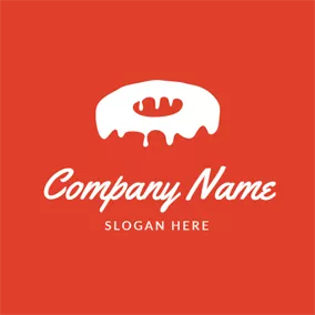 Donuts Logo Yammy Chocolate Doughnut logo design