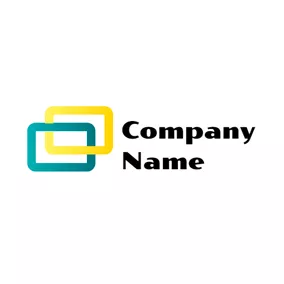 Finance & Insurance Logo Yellow and Green Credit Card logo design