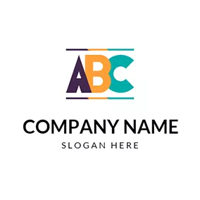 English Logo Yellow and Green English Letter logo design