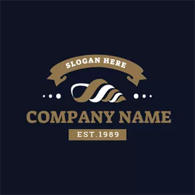 Shell Logo Yellow Banner and Shell logo design