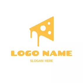 Cheese Logo Yellow Cheese logo design