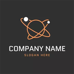 Galaxy Logo Yellow Line and Galaxy logo design