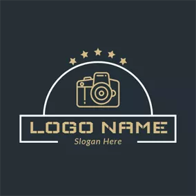 Art - Yellow Star  & Camera logo design